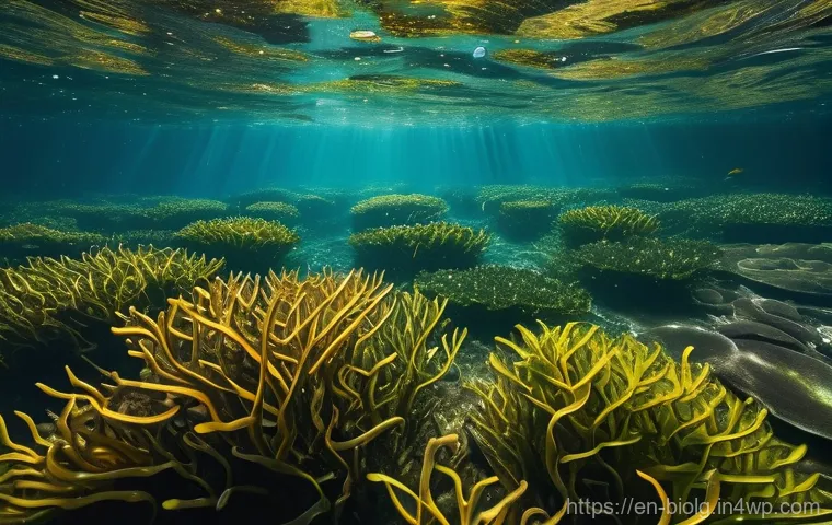 해조류의 기능성 식품 개발 동향 - **Diverse People Enjoying Seaweed Snacks for Wellness:** A group of three diverse individuals (a you...