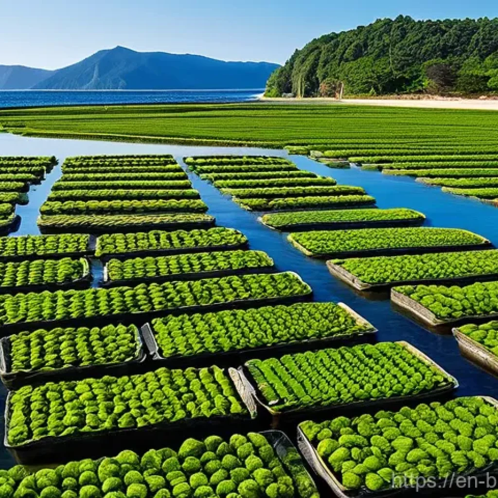 해조류 산업의 협력 네트워크 구축 방안 - The search results provided some good visual inspiration for seaweed farming, processing, and aquacu...