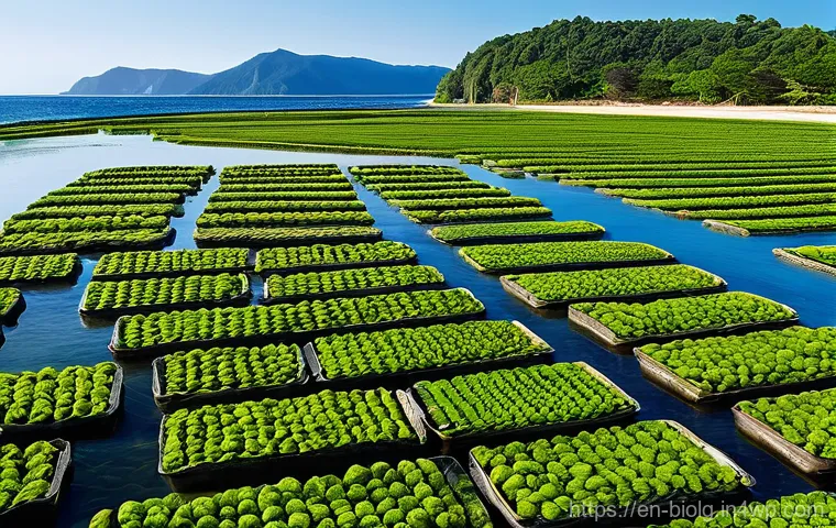 해조류 산업의 협력 네트워크 구축 방안 - The search results provided some good visual inspiration for seaweed farming, processing, and aquacu...
